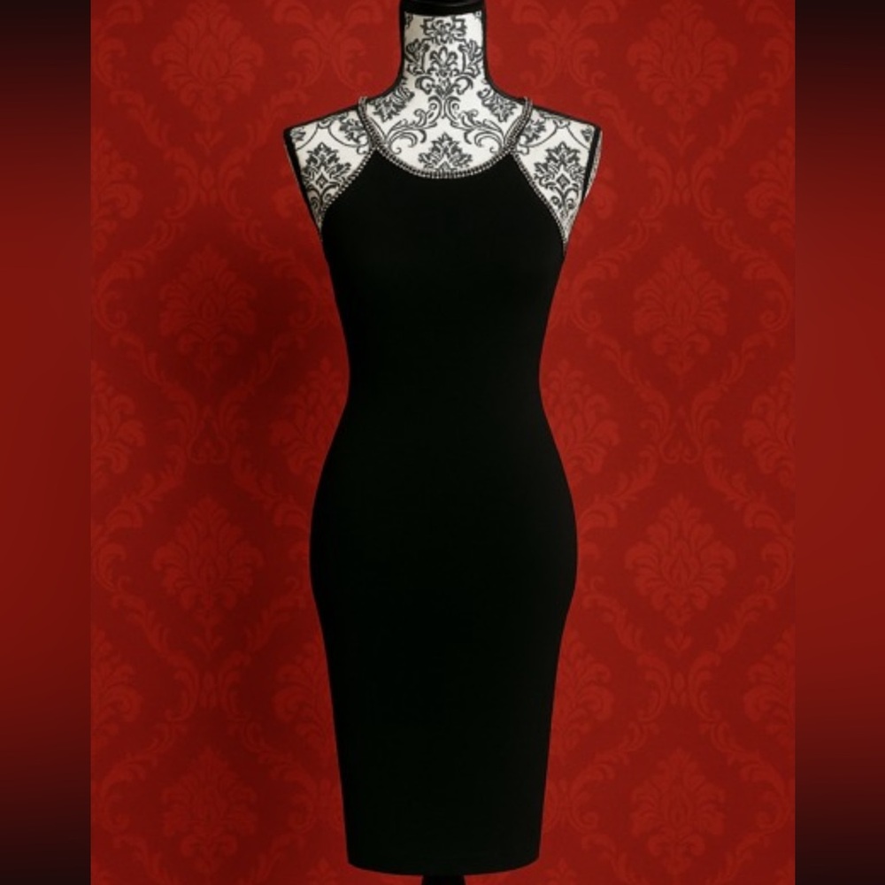 Zara Elegant knit Black Dress